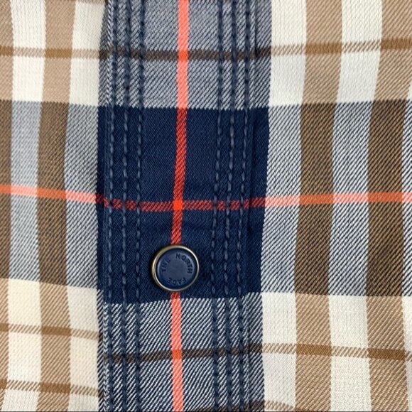 The North Face  Blue Long Sleeve Plaid Shirt - Picture 6 of 11
